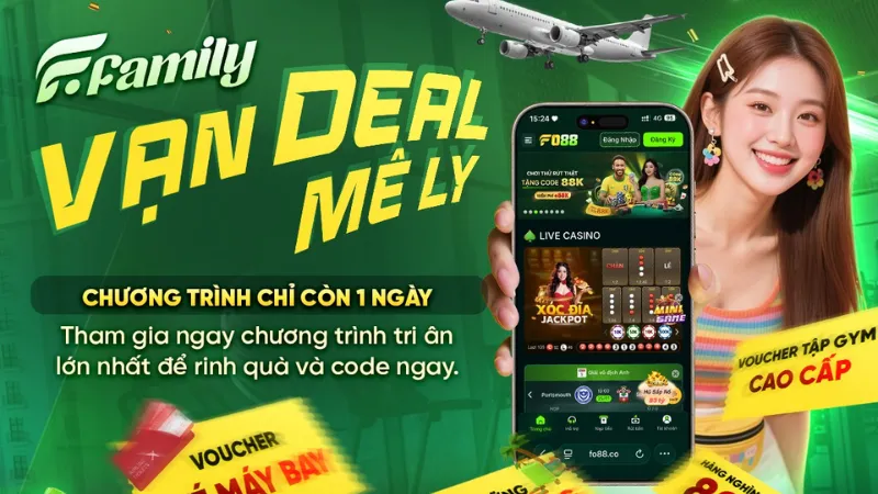 FO88 Giới Thiệu 'F Family': Bắt Tay 8 Thương Hiệu, Quà 8 Tỷ